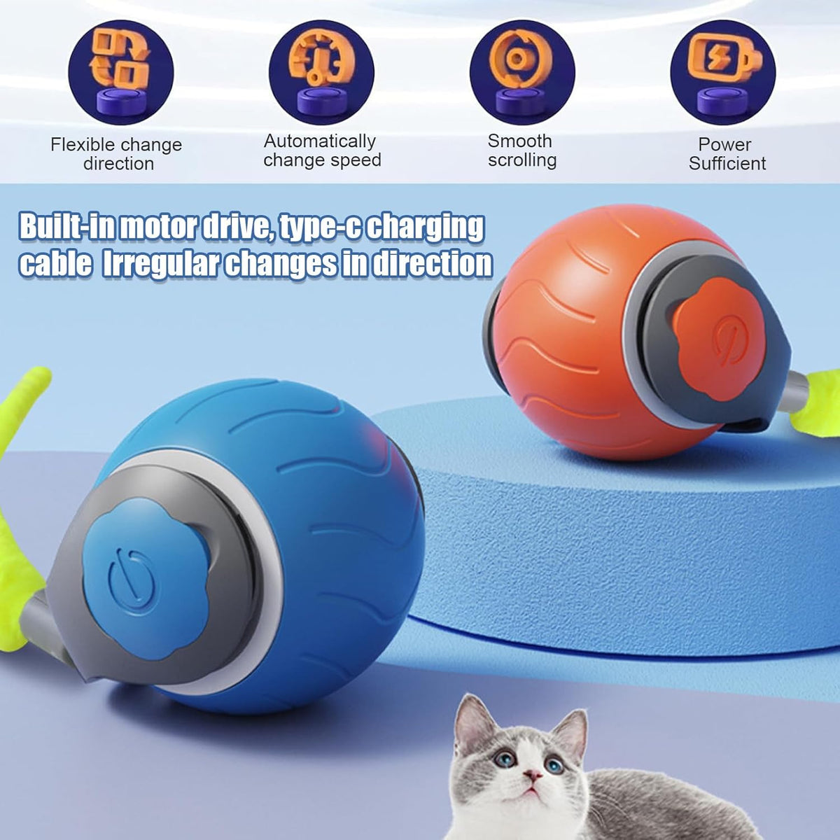 AMIVO Interactive Electric Cat Toy
